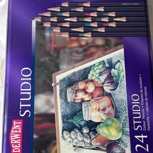 Derwent Studio Colored Pencils 24 Set Sealed